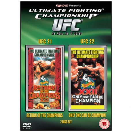 UFC 21 + UFC 22 (double DVD)