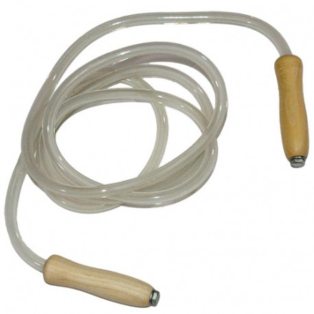 Corde à sauter tube plastique MB, long 280 cm, diam 10 mm, réglable -  BudoStore