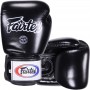 Gant de Boxe entraînement FAIRTEX en Cuir - NOIR