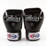 Gant de Boxe entraînement FAIRTEX en Cuir - NOIR