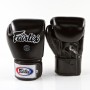 Gant de Boxe entraînement FAIRTEX en Cuir - NOIR